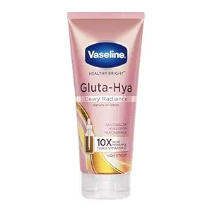 Vaseline Gluta-Hya Dewy Radiance Lotion for Face & Body | Gives Brighter Skin